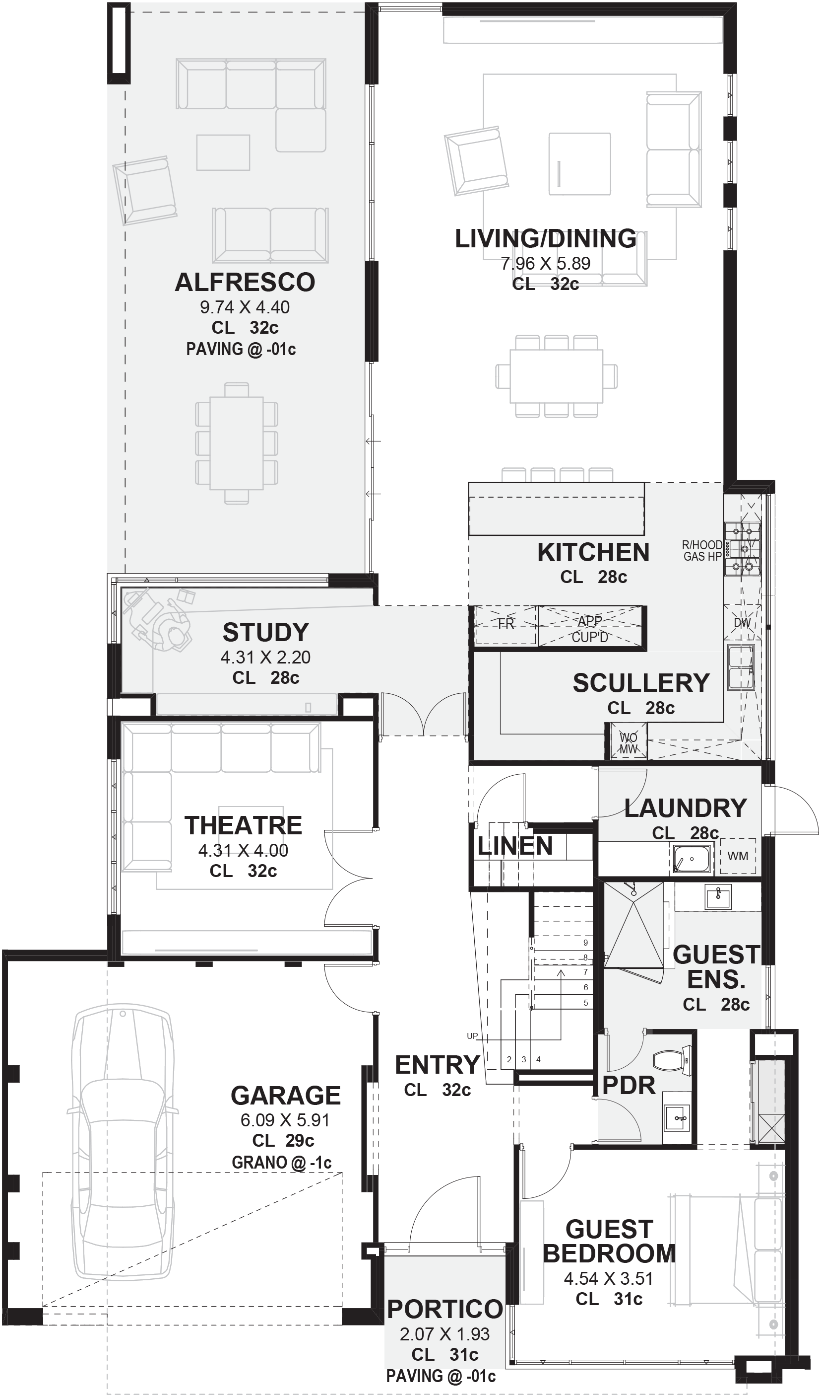 Paragon display home floor plan